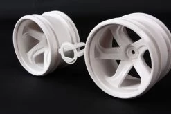 Rc Gf-01 White 5-Spoke Wheels -PLASTIC MODELS Store 2c8a7374a7c6958385dca27622e3cc71