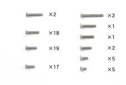 Rc Db01 Titanium Screw Set