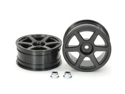 Rc 24Mm 6-Spoke Wheels-2Pcs