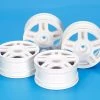Rc White Split 5-Spoke Wheels -PLASTIC MODELS Store 989d4a4594f031648b308a1014e3ab82