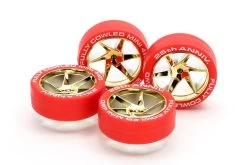Jr Red Tires/Gold Pl Wheels